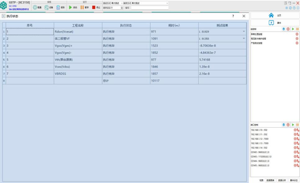 功率半导体高精度静态特性测试系统(面向工厂生产端)