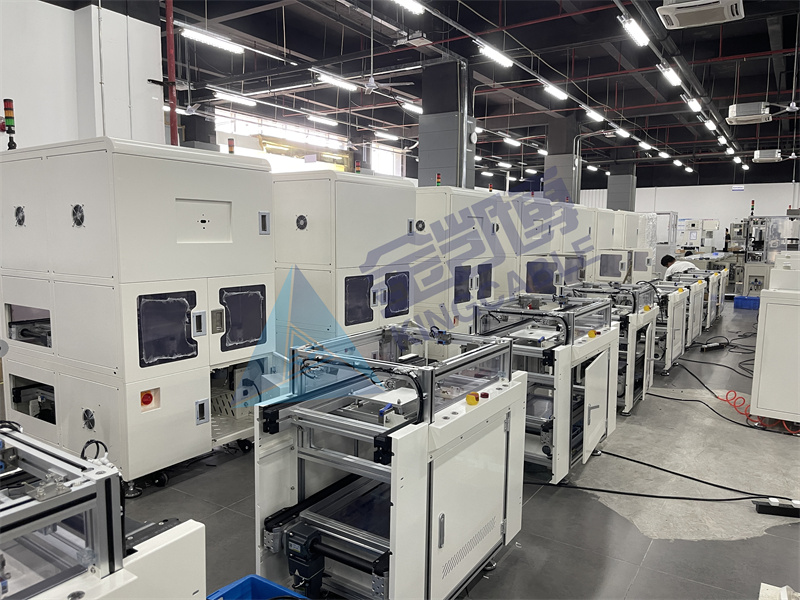 亚博网投座舱域控制器测试产线